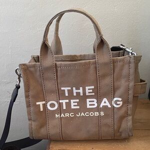 Marc Jacobs Brown Canvas Tote Bag
